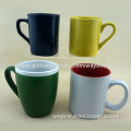 Ceramic Mugs, Color Glazed, Logo Print, Ideal for Promotional, Passed FDA and PROP65